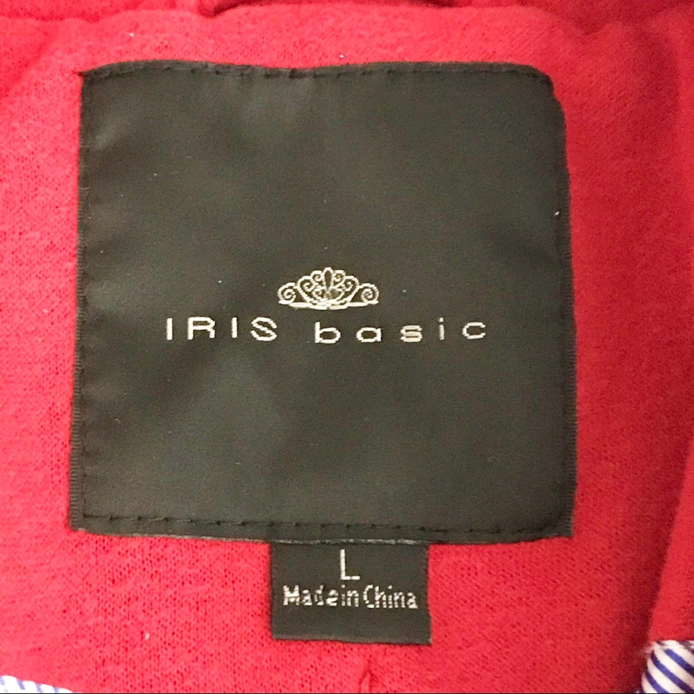 Iris Basic Red Pea Coat - image 2